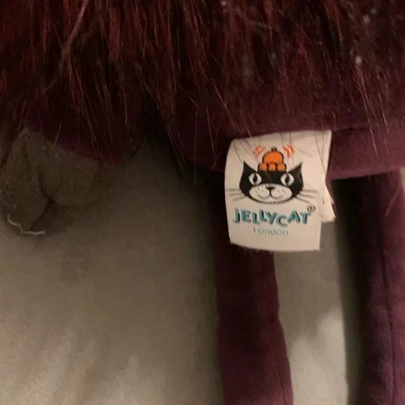 Jellycat Viola Reindeer Burgundy Plush Toy - Picture 5 of 13